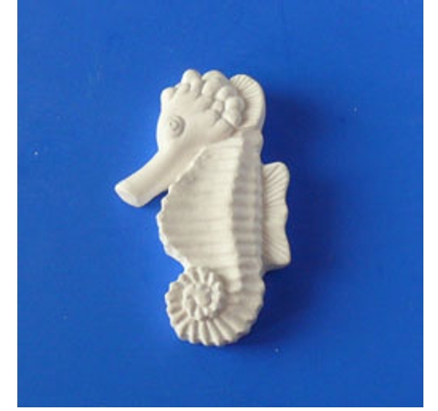 Гіпсова фігурка «Морський коник», 55 мм 