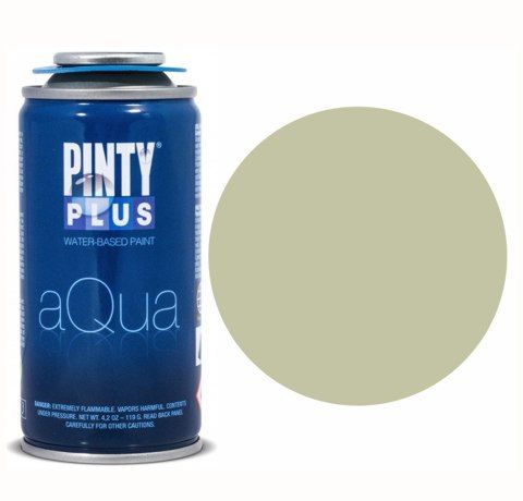 Фарба-аерозоль на водній основі Aqua, 150мл, PINTYPLUS. Колір: Зелений чай 