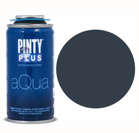 Краска-аэрозоль на водной основе Aqua, 150 мл, PINTYPLUS. Цвет: ЧЕРНЫЙ