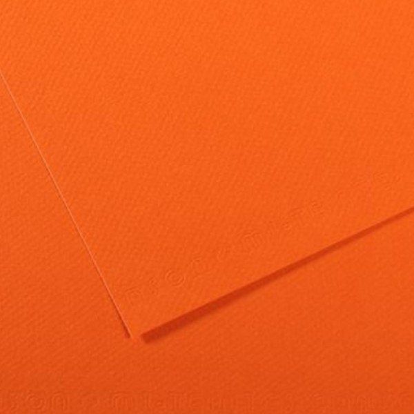 Бумага для пастели Canson Mi-Teintes 160 гр, A4, 453  ОРАНЖЕВЫЙ (orange)