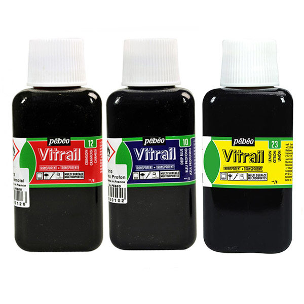 Вітражна фарба Vitrail Pebeo, 250 ml, ВИБРАТИ КОЛІР:  - фото 1