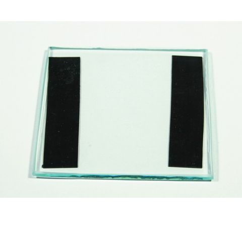Скляна заготовка для магніту, 8x8x0,4 см 